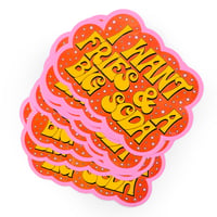 Image 2 of I Want Fries and a Big Soda Sticker