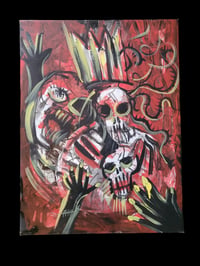 Phillip Stevens Signed Canvas Painting #1