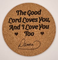 Image 4 of Cooking With Danna 4" Cork Coaster Set
