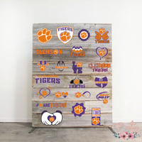 Image 3 of Clemson Tigers Set Design SVG Files, Cricut, Silhouette Studio, Digital Cut Files