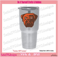 Image 2 of Cleveland Browns Dawg Set Design SVG Files, Cricut, Studio, Digital Cut Files