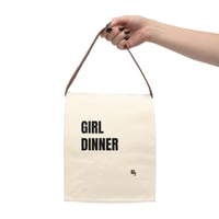Image 4 of girl dinner — Insulated Lunch Tote with Strap