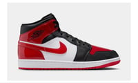 Image 1 of Air Jordan 1 Mid SE Black/White/Varsity Red
