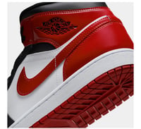 Image 3 of Air Jordan 1 Mid SE Black/White/Varsity Red