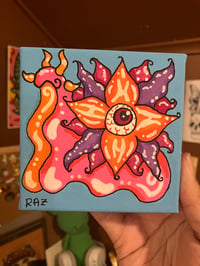 Weird Flower Snail Painting