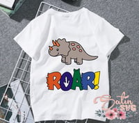 Image 7 of Dinosaur Baby Roar Design SVG Files, Cricut, Silhouette Studio, Digital Cut Files