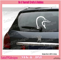 Image 4 of Duck Hunt Fish Design SVG Files, Cricut, Silhouette Studio, Digital Cut Files