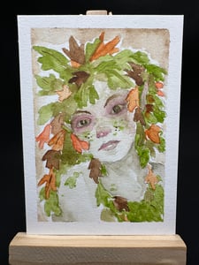 Image of Wood Nymph ACEO 3.5"x2.5" Art Card