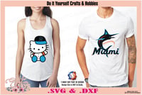 Image 3 of Florida Marlins Baseball Set Design SVG Files, Cricut, Studio, Digital Cut Files