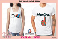 Image 5 of Florida Marlins Baseball Set Design SVG Files, Cricut, Studio, Digital Cut Files
