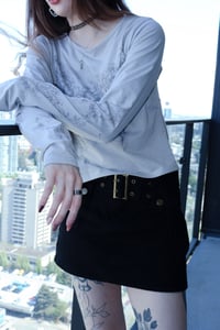 Image 3 of Blackout Belted Skirt