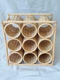 Image 2 of Wicker Wine Tower