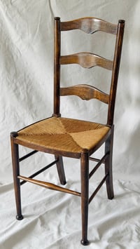 Image 1 of Farmhouse Ladder Chair Set
