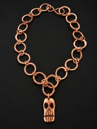 Punx skull necklace 