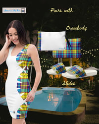 Image 5 of DBB Hint of Creole Bodycon Fitted Dress