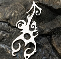 Borneo Scorpion silver pendant .999