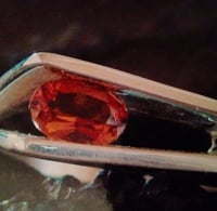 Square Siver & Citrine ring