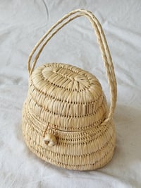 Image 1 of Vintage Woven Basket Bag