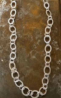 Hand Forged Silver chain