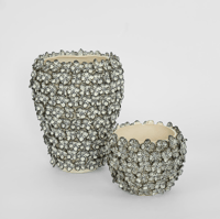 Image 4 of Hydrangea Vase Tall Blue & White