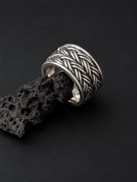 Forged & Braided Spinner Ring