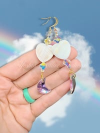 Love Moon Dangles 