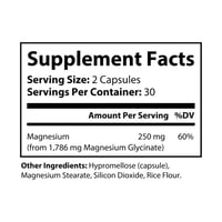 Image 5 of Magnesium Glycinate Supplement (60 Capsules)-2aeb4c21