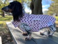 Image 2 of Hearts Quilted Chest Cover Coat