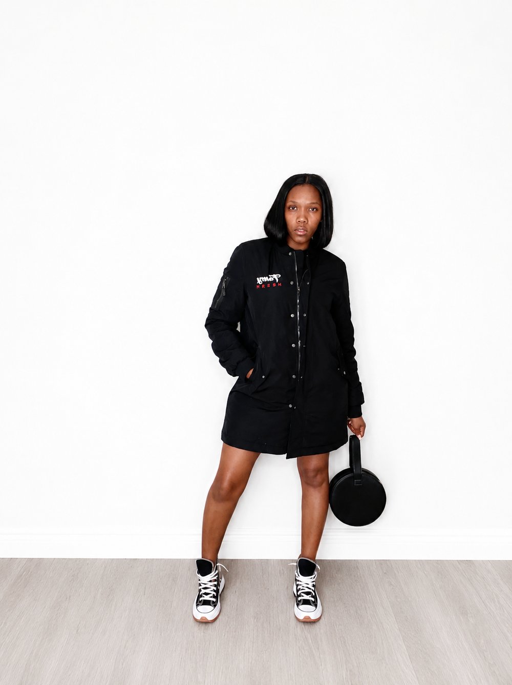 Signature Black Oversize Jacket