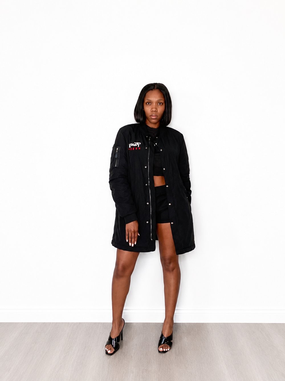 Signature Black Oversize Jacket