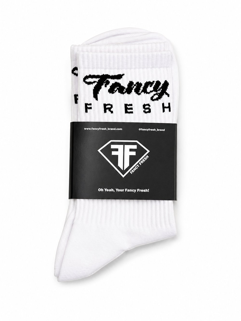 Fancy Fresh Signature Socks - Black 