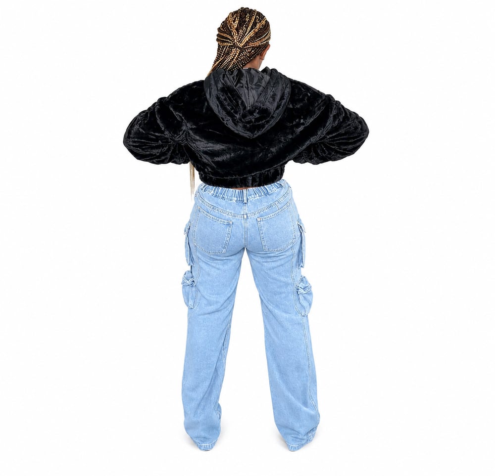 Exclusive Fancy Fur Bomber Jacket 