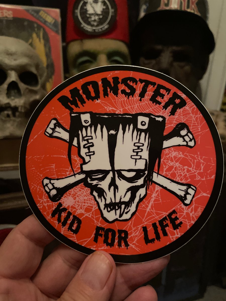Image of NEW! Monster kid for life!   - STICKER  