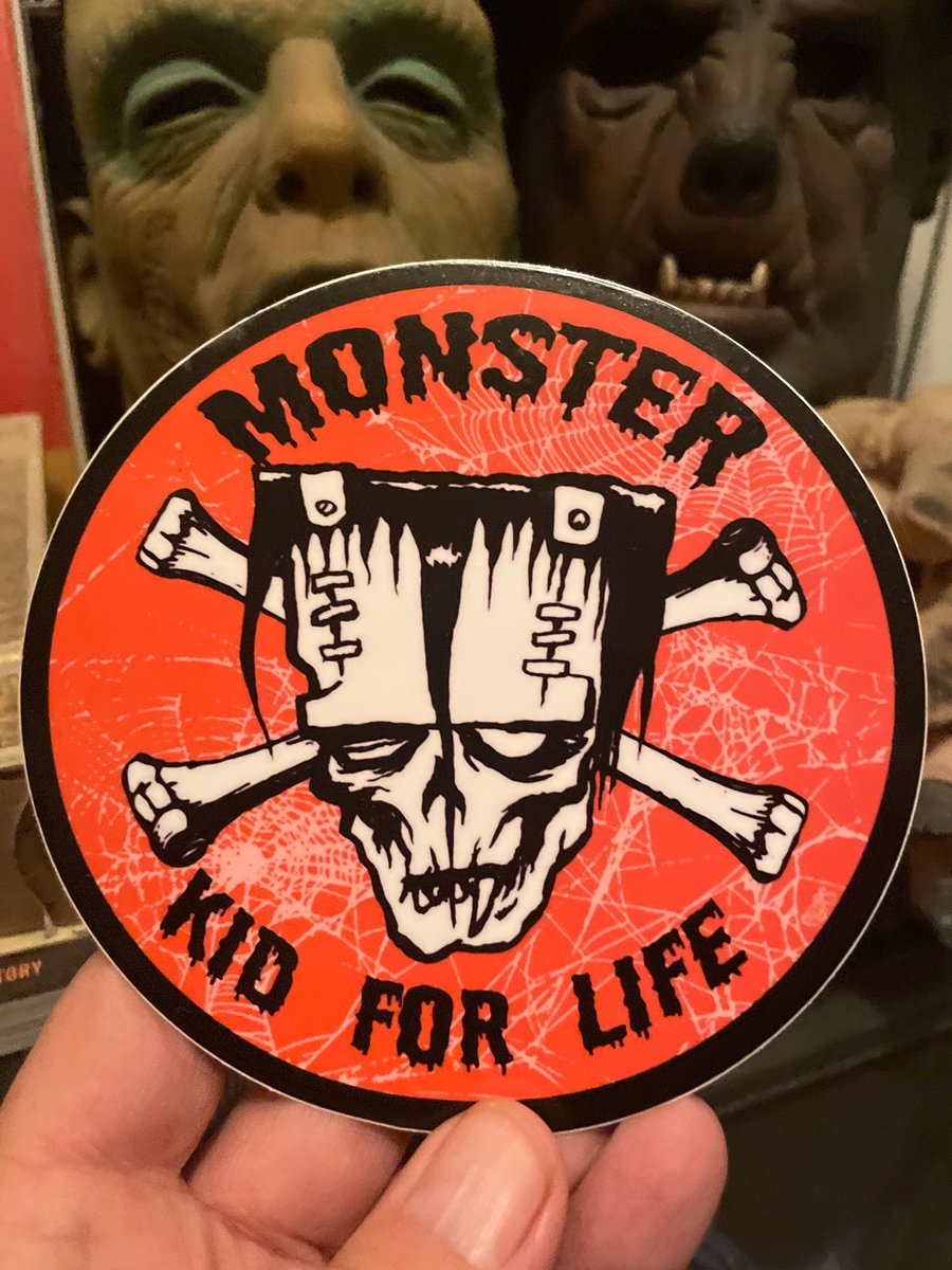 Image of NEW! Monster kid for life!   - STICKER  