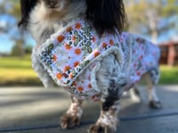Image 3 of Floral Quilted Cotton Chest Cover coat