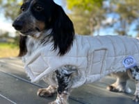Image 2 of Cream Puffer Chest Cover coat