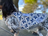 Image 1 of Blue Floral Raincoat