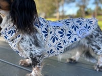 Image 2 of Blue Floral Raincoat
