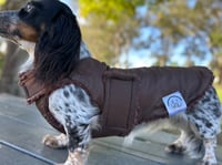 Image 2 of Chocolate Windbreaker Chest Cover Coat