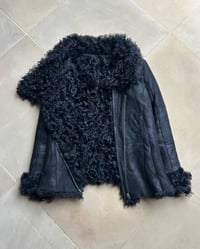 Image 5 of BLACK SHEEPSKIN LEATHER JACKET NO. 2