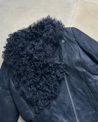 Image 7 of BLACK SHEEPSKIN LEATHER JACKET NO. 2