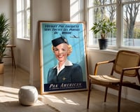 Image 2 of Voyagez Pan American Vintage Airline Poster