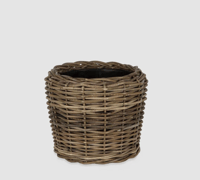 Rattan Basket with Bucket lining. 