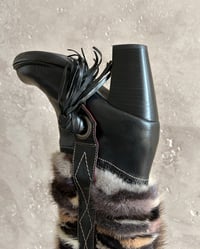 Image 6 of FUR AND LEATHER BOOTS