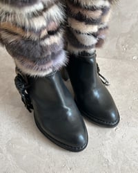 Image 7 of FUR AND LEATHER BOOTS