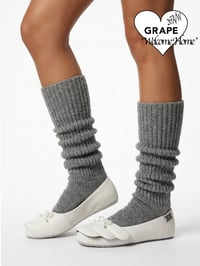 Image 5 of White Ballet Flats “Wings Q”