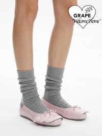 Image 5 of Pink Ballet Flats “Wings Q”