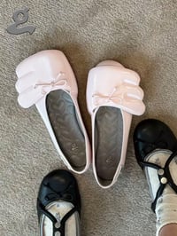 Image 6 of Pink Ballet Flats “Wings Q”