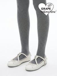Image 6 of White Top-Handle Ballet Flats “Baggie”