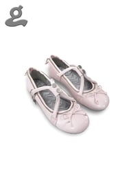 Image 1 of Pink Top-Handle Ballet Flats “Baggie”